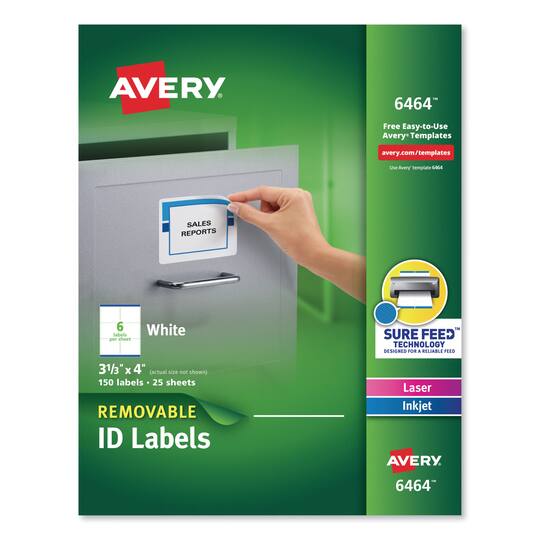 5 Packs: 150 ct. (750 total) Avery® 3.33